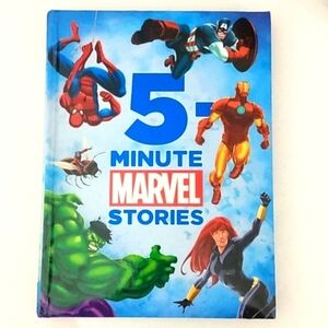 MARVEL SUPER HEROS FIVE MINUTE MARVEL STORIES BOOK X-MEN IRON MAN AVENGERS HULK